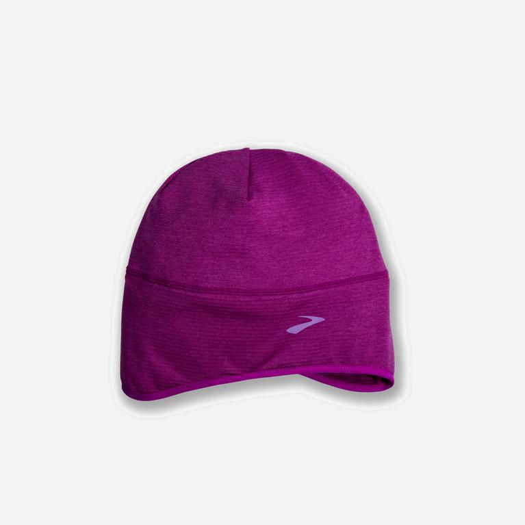 Brooks Notch Thermal Beanie Boné Corrida Mulher Roxo (92167LSEM)